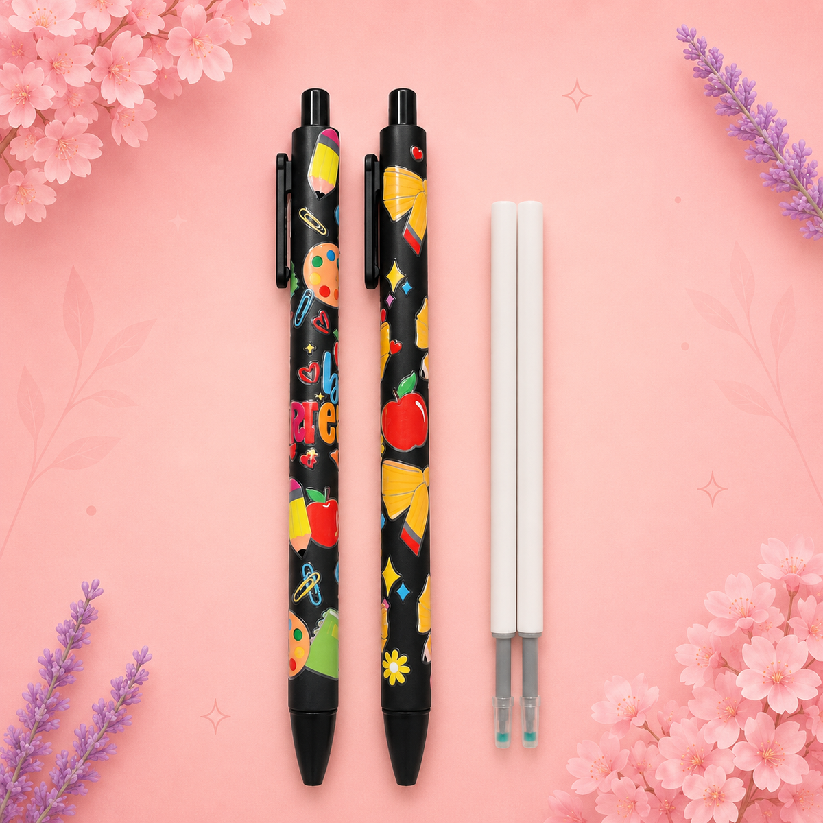 Pencils and Apples Set