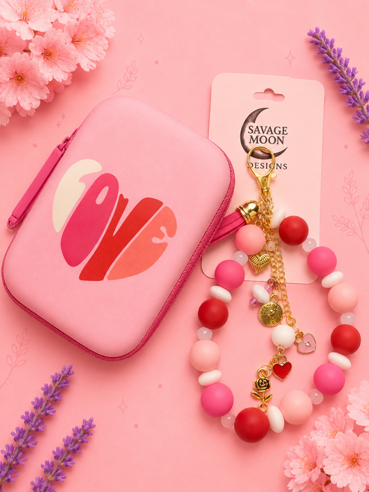 Keychain with mini bag