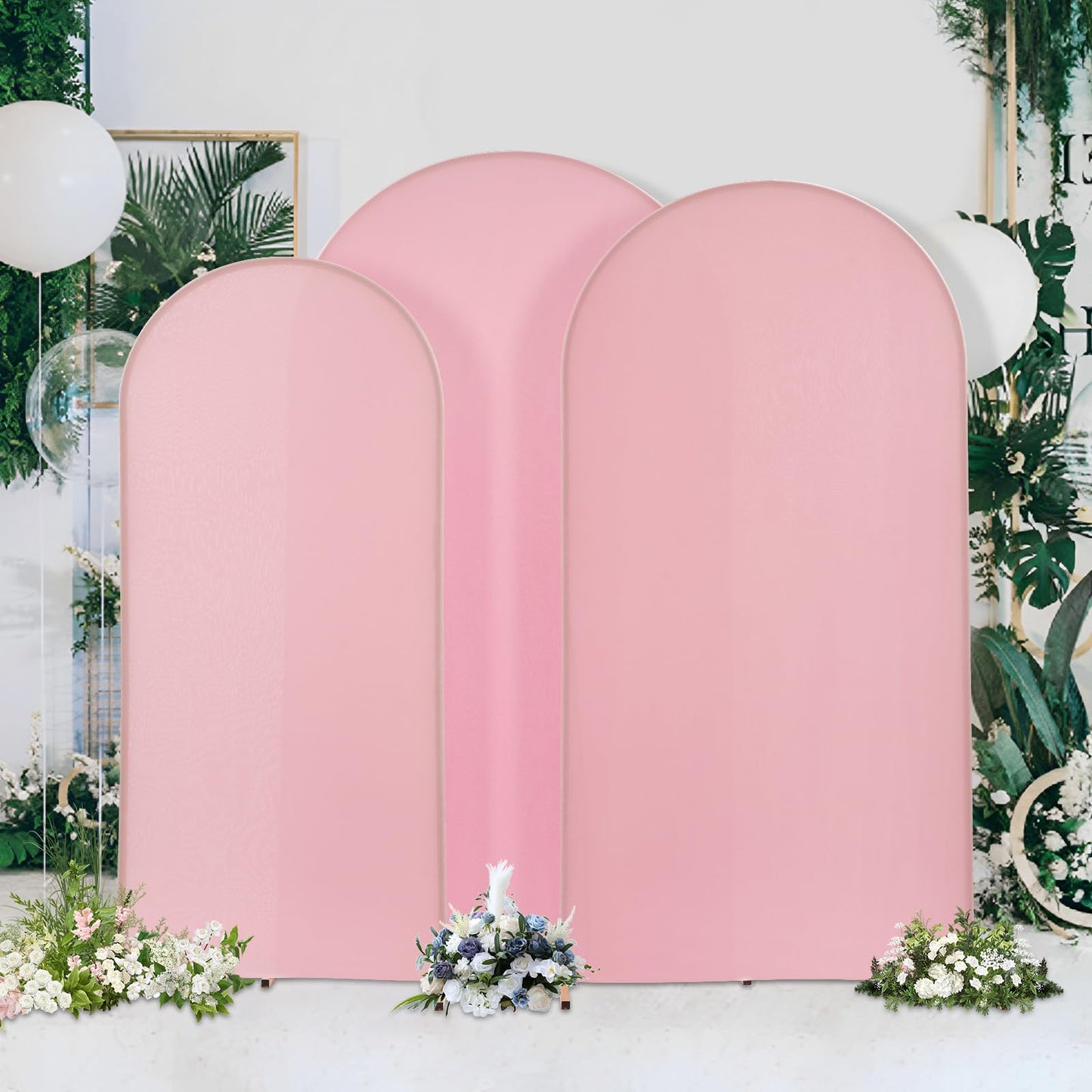 Metal Trio Arch- Covered Set (Chiara Style)